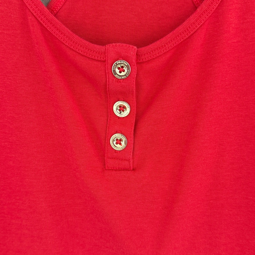 Lilly Pulitzer Vibrant Red Tank Top - Picture 4 of 6